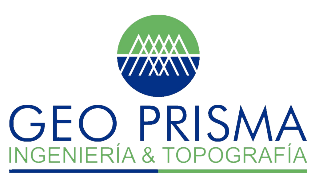 Isologotipo Geoprisma ingenieria y topografias