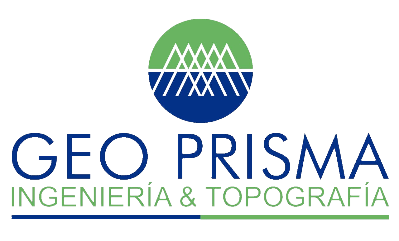 Isologotipo Geoprisma ingenieria y topografias